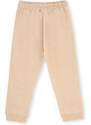 Dagi Brown Melange Rib Detailed Tracksuit Bottom