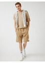 Koton Laced Waist Shorts Label Detail