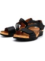Dámské kožené sandále 1268 501 černé Iberius