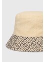 Plátěný klobouk Tommy Hilfiger béžová barva, AW0AW16043