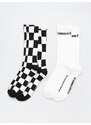 Converse Checked Skewed 2PK (black/white)bílá