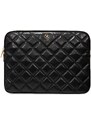 Pouzdro na notebook - Guess, 13-14 Quilted 4G Metal Logo Black