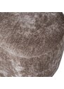 Hoorns Hnědošedý čalouněný taburet Popule 46 cm