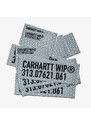 Carhartt WIP Tour Sticker Bag (10-Pack) Reflective Grey