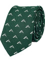 BUBIBUBI Zelená kravata hory