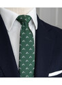 BUBIBUBI Zelená kravata hory