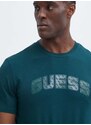 Tričko Guess GASTON zelená barva, s potiskem, Z4RI00 J1314