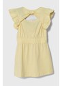 Dívčí šaty Guess žlutá barva, mini