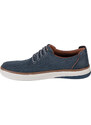 MODRÉ DENIM PÁNSKÉ POLOBOTKY SKECHERS HYLAND - RATNER Denim vzor