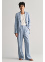 KALHOTY GANT REL STRETCH LINEN TAILORED PANT modrá 42