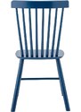 Modrá dřevěná jídelní židle Bloomingville Mill