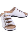 Buxa Dámská zdravotní kožená obuv BZ220 - Bílá