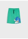 Sinsay - Souprava trička a kraťas Sonic the Hedgehog - zelená