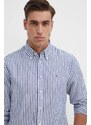 Košile Tommy Hilfiger pánská, tmavomodrá barva, slim, s límečkem button-down, MW0MW34633