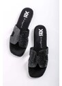 XTI Černé nízké pantofle 142857