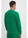 Mikina Tommy Hilfiger pánská, zelená barva, hladká