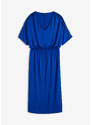 bonprix Midi šaty s krajkou Modrá