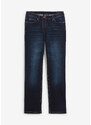 bonprix Strečové džíny s pohodlnou pasovkou STRAIGHT Modrá