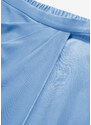 bonprix Saténová sukně v zavinutém vzhledu Modrá