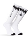 Ponožky Volcom High Stripe Sock Pr bílá one size