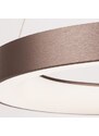 Hnědé závěsné LED světlo Nova Luce Rando Thin 60 cm
