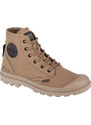 BASIC KHAKI KOTNÍKOVÉ TENISKY PALLADIUM PAMPA HI HTG SUPPLY