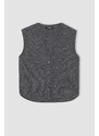 DEFACTO Regular Fit V-Neck Vest