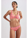 DEFACTO Regular Fit Printed Bikini Bottom