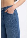 Afra x DeFacto High Waist Bermuda Jean Shorts