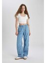 DEFACTO Jogger High Waist Ankle Length Parachute Jeans