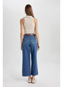 DEFACTO Culotte High Waist Ankle Length Wide Leg Jeans