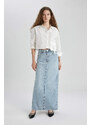 DEFACTO Long Fit Jean Skirt