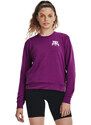 Dámská mikina Under Armour Rival Terry Graphic Crew Mystic Magenta