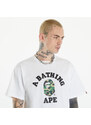 Pánské tričko A BATHING APE Abc Camo College Tee White/ Green