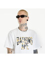 Pánské tričko A BATHING APE 1St Camo Nyc Logo Tee White