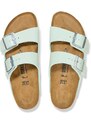 Pantofle Birkenstock Arizona dámské, zelená barva, na platformě, 1026963