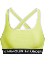 Podprsenka Under Armour Crossback Mid Bra Lime Yellow