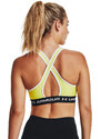 Podprsenka Under Armour Crossback Mid Bra Lime Yellow