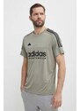 Tričko adidas TIRO zelená barva, s potiskem, IL5661