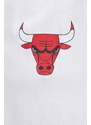 Bavlněné tričko New Era bílá barva, s potiskem, CHICAGO BULLS