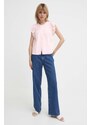 Košile Pepe Jeans DAKOTA dámská, růžová barva, regular, PL304822