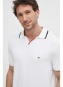 Polo tričko Tommy Hilfiger bílá barva, MW0MW34772
