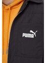 Košilová bunda Puma černá barva, 623681