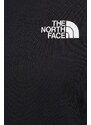 Bavlněné tričko The North Face černá barva, s potiskem, NF0A87NUJK31