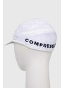 Kšiltovka Compressport Ice Cap Sun Shade bílá barva, vzorovaná, CU00076B