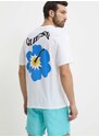 Bavlněné tričko Guess FLOWER bílá barva, s potiskem, F4GI01 I3Z11