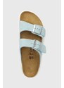 Semišové pantofle Birkenstock BIRKENSTOCK X PAPILLIO Arizona Chunky dámské, na platformě, 1026883