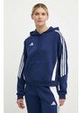 Tréninková mikina adidas Performance Tiro 24 tmavomodrá barva, s kapucí, s aplikací, IR7507