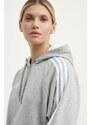 Tréninková mikina adidas Performance Tiro 24 šedá barva, s kapucí, s aplikací, IR7509