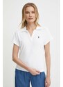 Polo tričko Polo Ralph Lauren bílá barva, 211936221